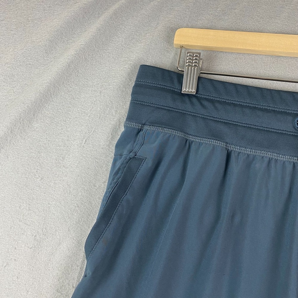 Free Fly Pants Womens XL Gray Breeze Pull On Jogger Travel Packable Fishing crop - Picture 4 of 12